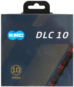 KMC X10 DLC 10-fach Kette -Fahrradförderung 02 KMC X10 DLC 10 fach Kette Red a