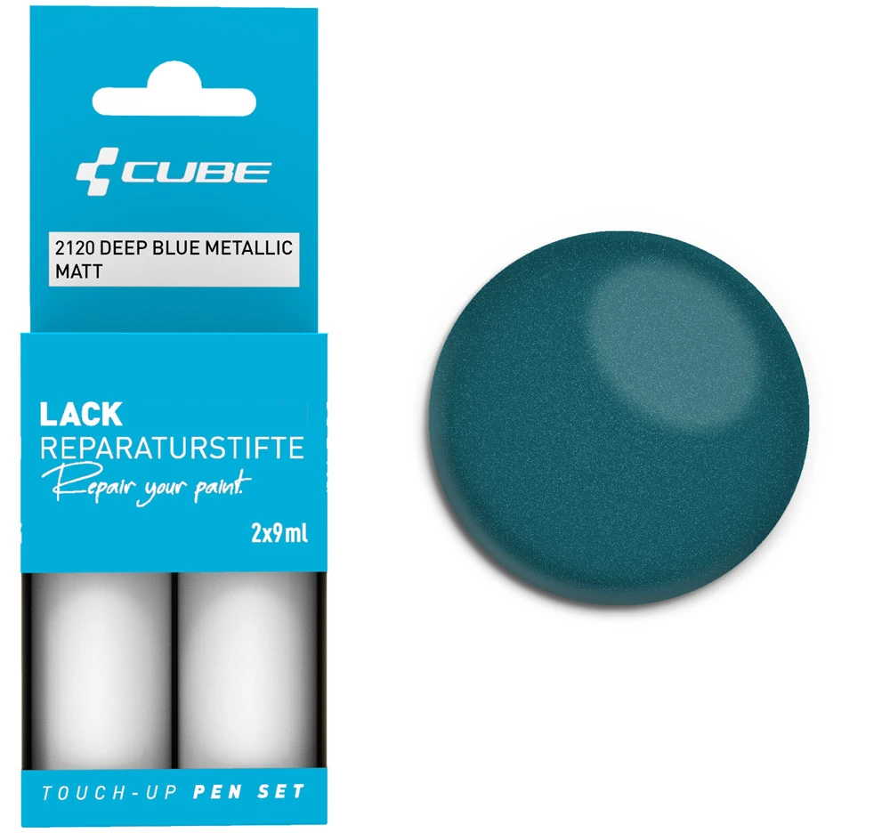 Cube Lackreparaturstift Set DEEP BLUE METALLIC Matt 3 Cube Lackreparaturstift Set DEEP BLUE METALLIC Matt