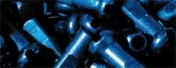 Dt-swiss Alu-Nippel Ø2.0 X 12mm (100 Stück) -Fahrradförderung DT Swiss Alu Nippel O2 0 x 12mm blau
