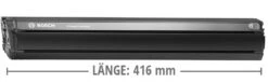 Bosch PowerTube 625 Akku (BBP290) HORIZONTAL -Fahrradförderung PowerTube 625 Akku BBP290 HORIZONTAL 416mm 0275007543