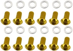 Disc Brake Schrauben 12er Set -Fahrradförderung Quaxar Disc Brake Schrauben 12er Set FXR060BK 12 d