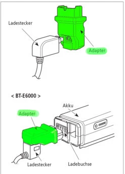 Shimano STEPS Steckeradapter Für Ladegerät EC-E6000/6002 -Fahrradförderung Shimano Steckeradapter fur Steps Ladegerat EC E6000 6002 Y79N00010 b