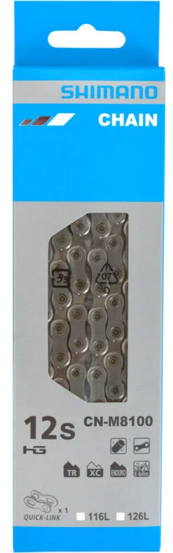 Shimano XT CN-M8100 12-fach Kette Mit Quick-Link -Fahrradförderung Shimano XT CN M8100 12 fach Kette mit Quick Link 20072595