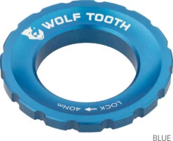 Centerlock Lockring 11 Centerlock Lockring -Fahrradförderung Wolf Tooth Centerlock Rotor Lockring Blue 3
